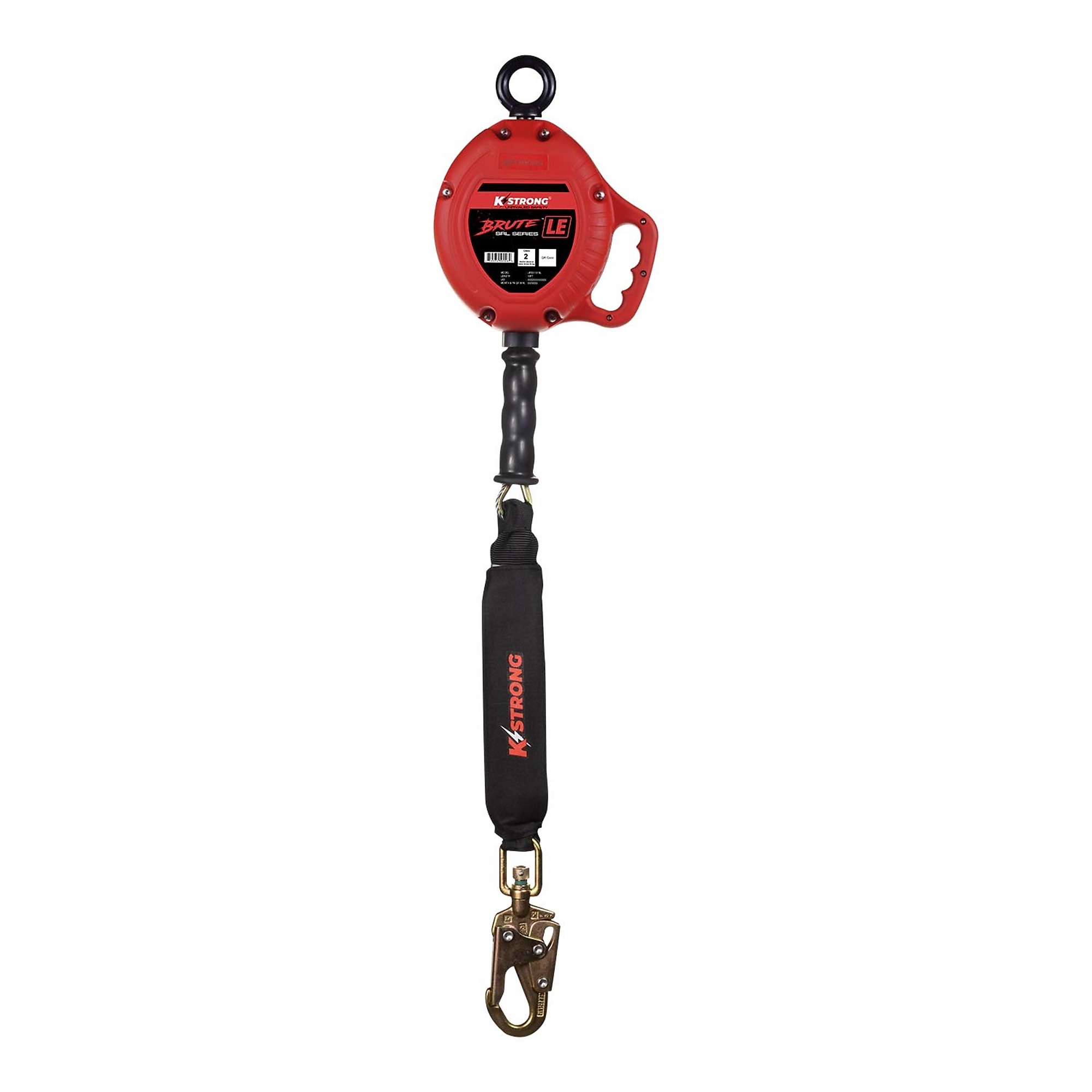 KStrong Brute Leading Edge Cable SRL — 18ft., Swivel Snap Hook, 310-Lb. Capacity, Model# UFS310018L